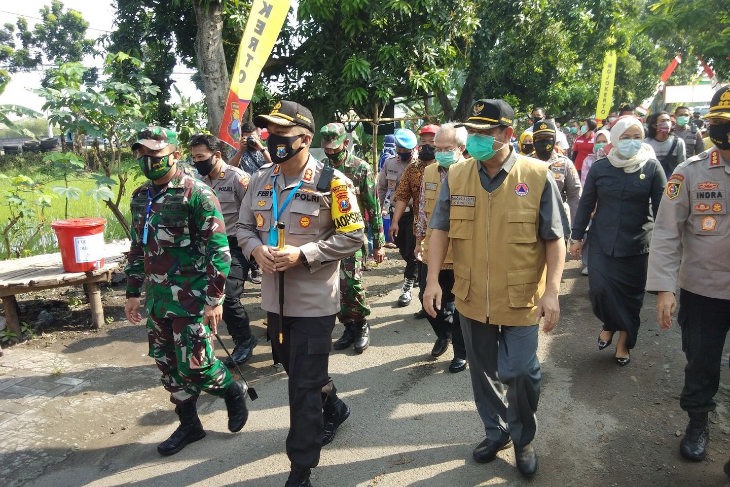 Hidup Baru bersama Covid-19, Mojokerto Siapkan Puluhan Kampung Tangguh
 