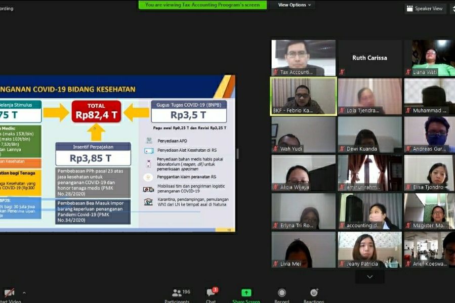 BKF Sosialisasi Kebijakan Fiskal Pemerintah di tengah Pandemi Covid-19