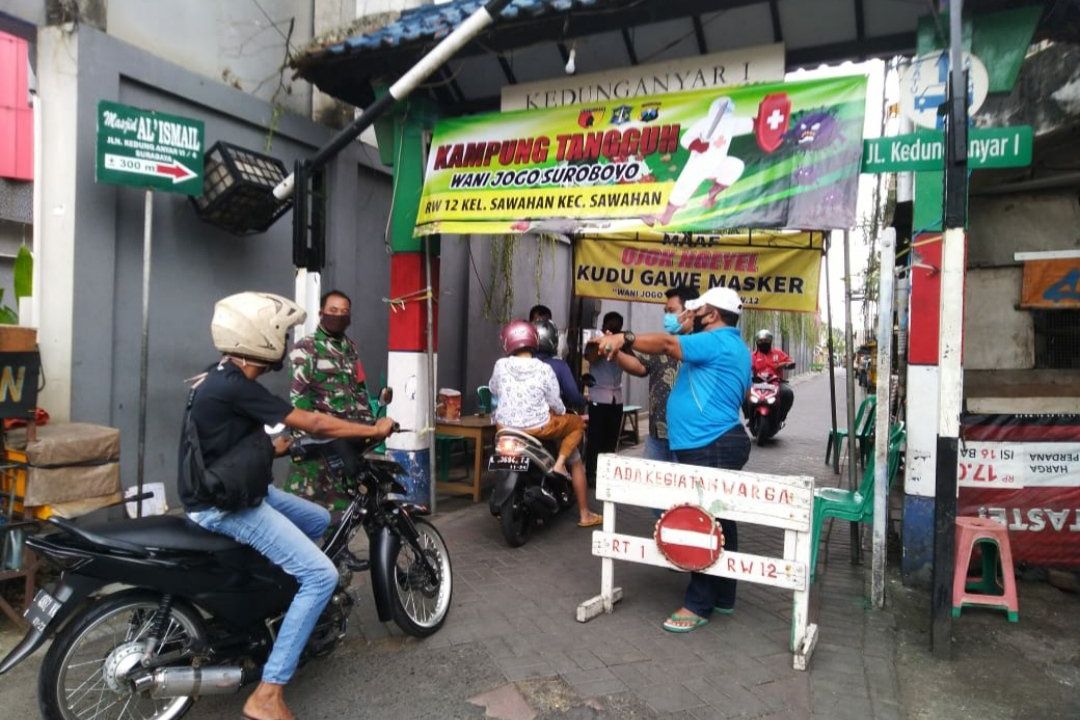 Tekan Covid-19, Seribu Lebih RW di Surabaya Jadi Kampung Wani Jogo Suroboyo