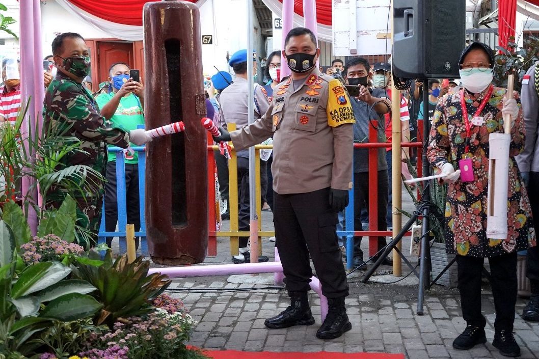 34 Kampung Tangguh Semeru Wani Jogo Suroboyo Diresmikan