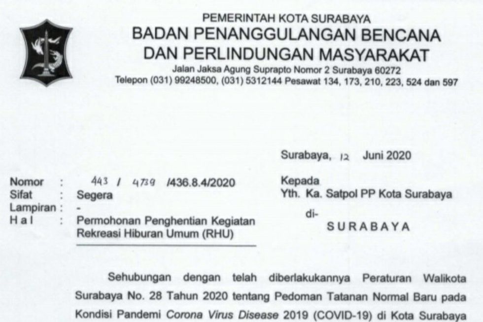 Tempat Hiburan Tidak Buka, Hiperhu Surabaya Sayangkan Masa Penutupan Diperpanjang