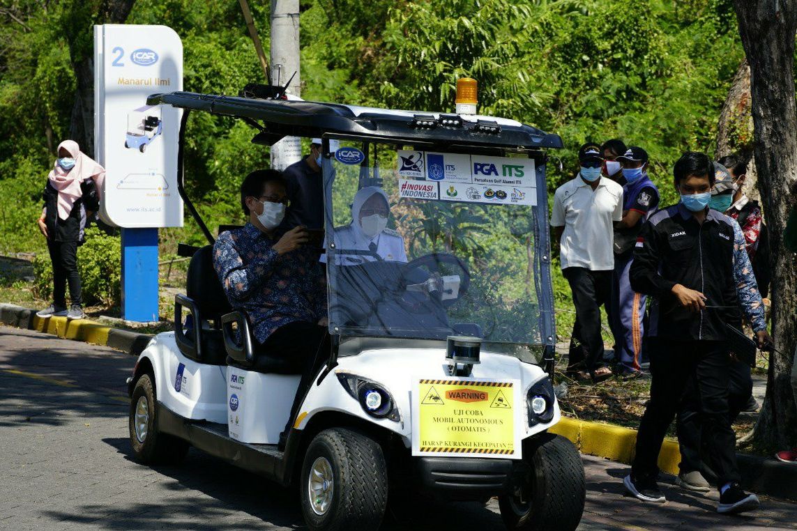 i-Car, Mobil Listrik Pintar Tanpa Pengemudi Karya ITS