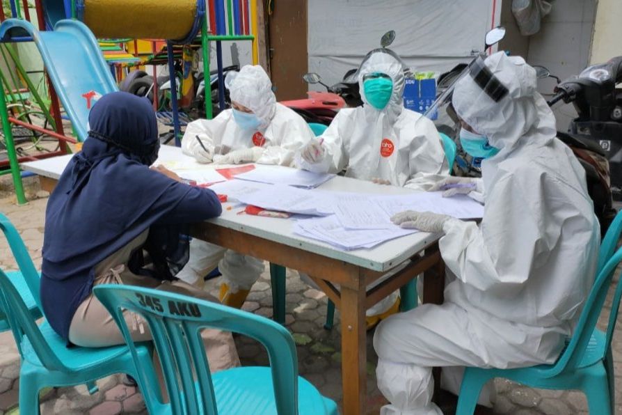  1.341 Warga dari 19 Rusun se-Kota Surabaya di Swab