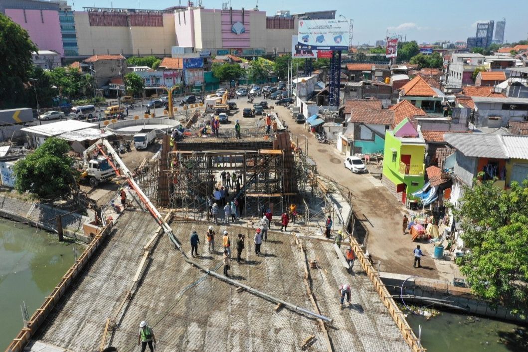 Pembangunan Jembatan Joyoboyo Dikebut