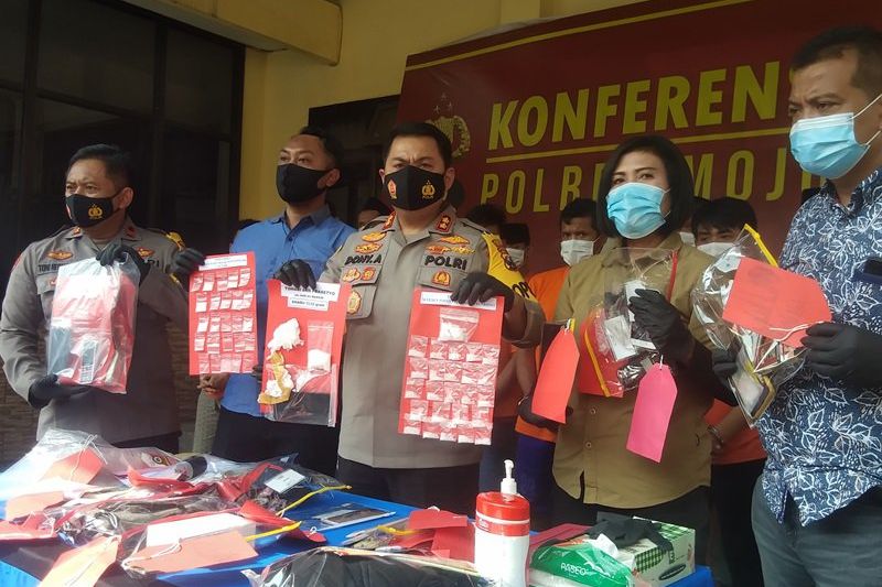 Dua Bulan, Polres Mojokerto Sita 142 Gram Sabu