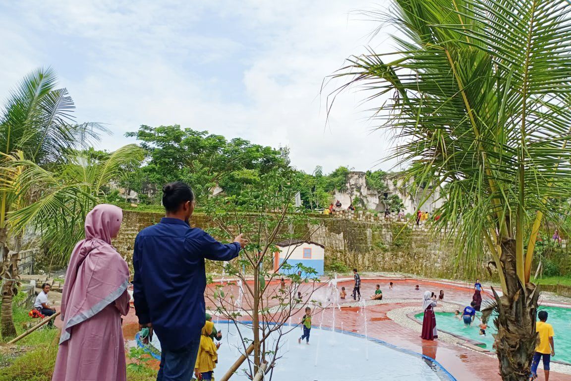 Terapkan Prokes, Wisata Setigi Tambah Wahana Baru Kolam <em>Banyu Gentong</em>