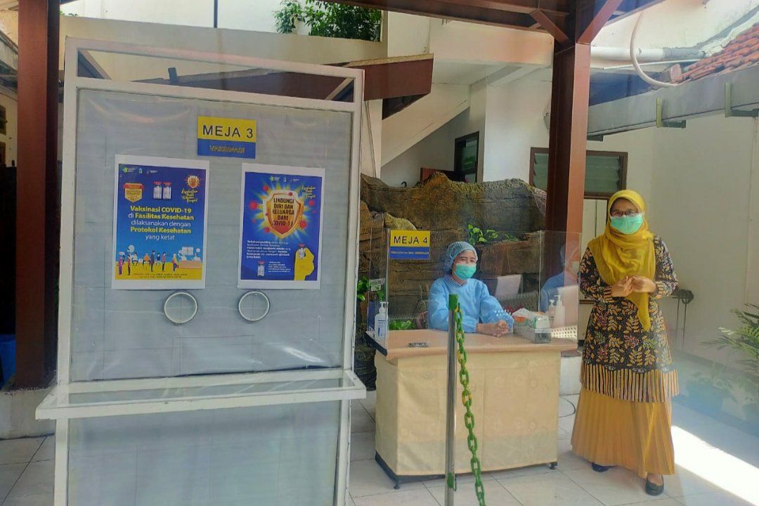 Jaga Pelayanan, Tenaga Kesehatan Puskesmas Divaksin Bertahap