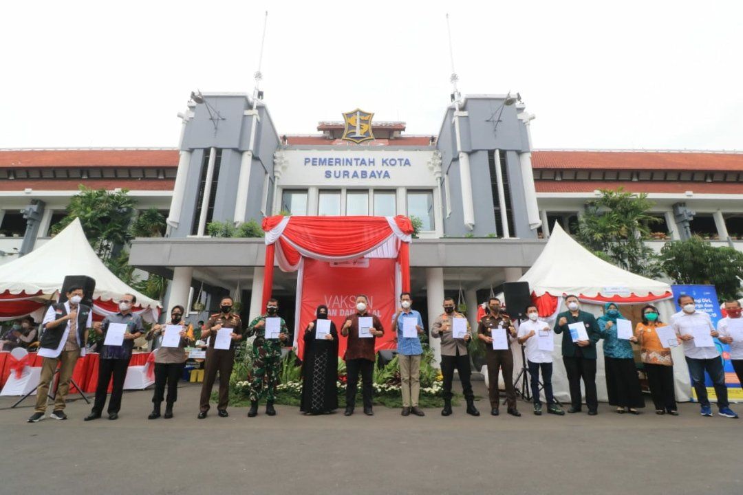 Setelah Pejabat dan Tokoh, Nakes di Surabaya akan Divaksin