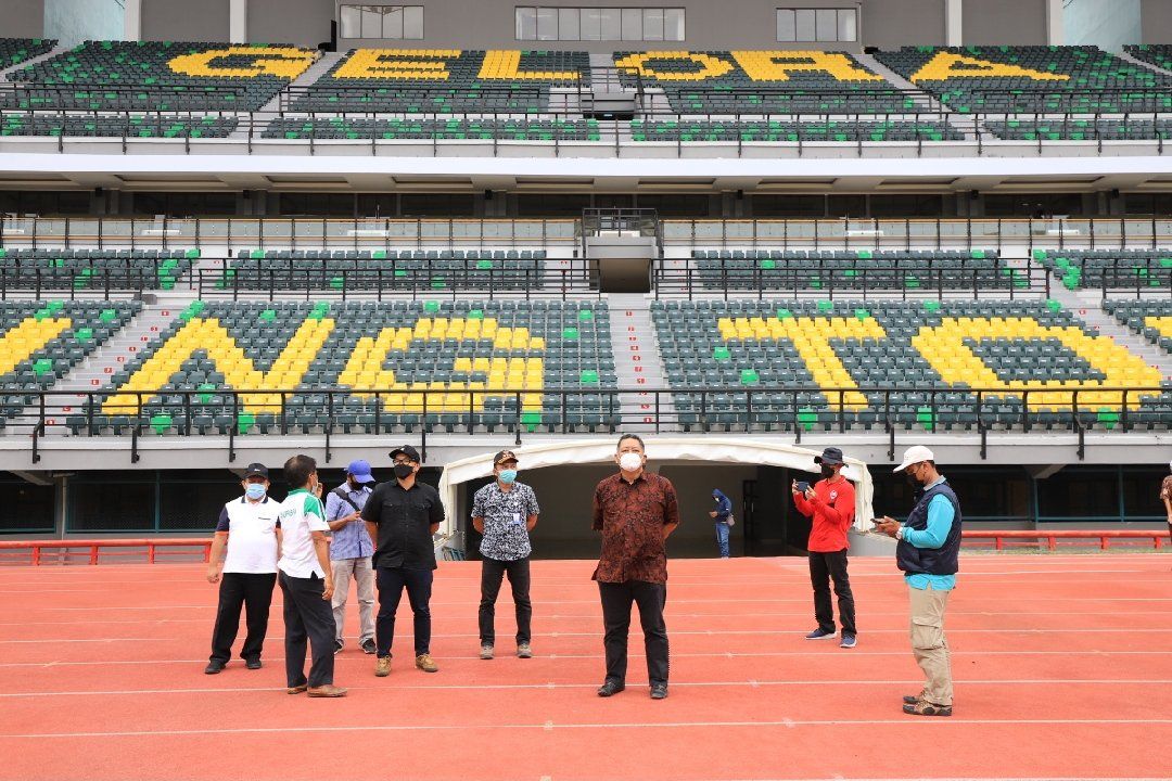 Tinjau Tiga Lapangan Latihan GBT, Whisnu: Progres Sesuai Target
