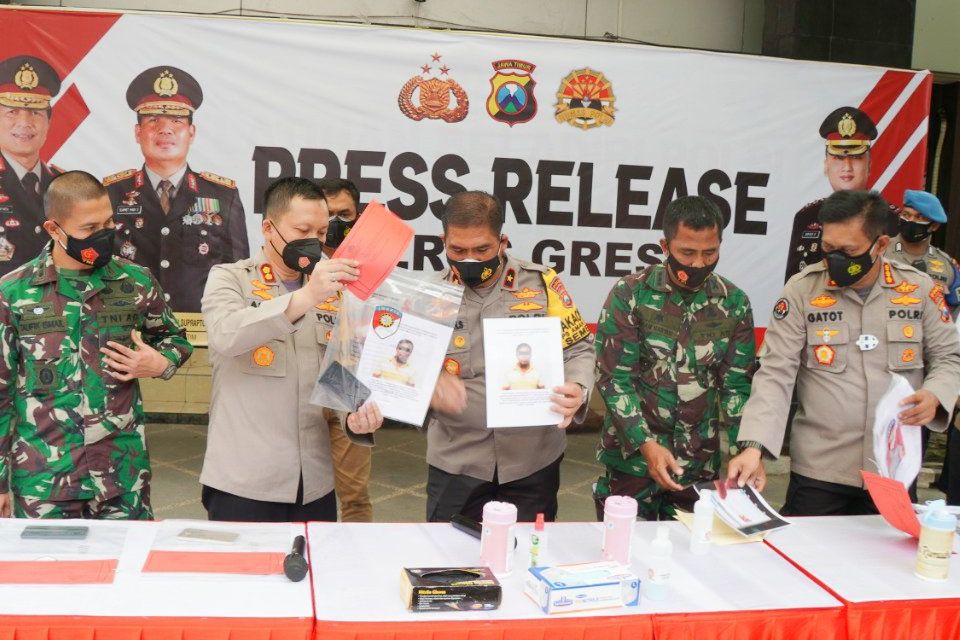 Sebarkan Hoaks Meninggalnya Kasdim Gresik Usai Vaksin, Napi Lapas Surabaya Diamankan