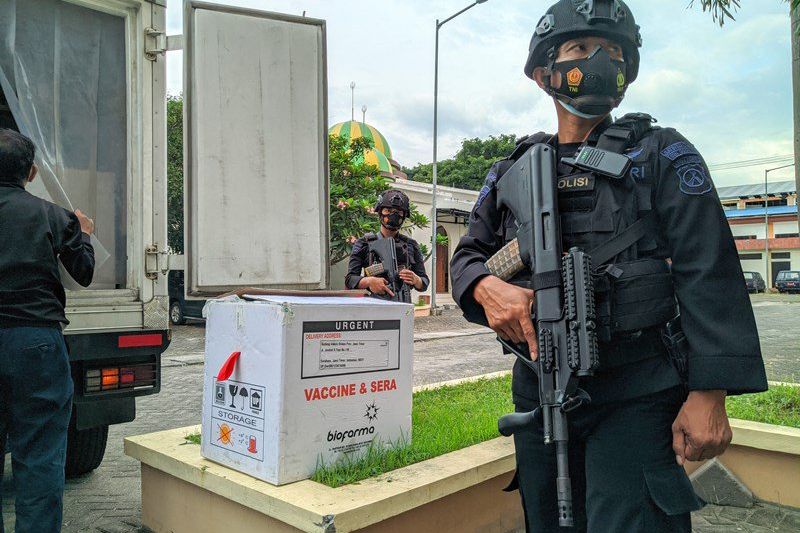 3.200 Dosis Vaksin Sinovac Sampai di Ponorogo