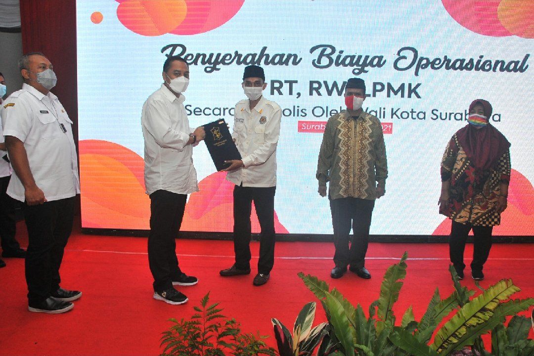 Biaya Operasional RT, RW, dan LPMK di Surabaya Naik 100 Persen