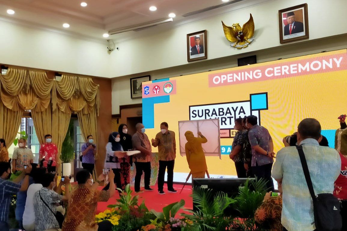 Pameran Virtual Resmi Dibuka, Jadi Momentum Kebangkitan UMKM Surabaya