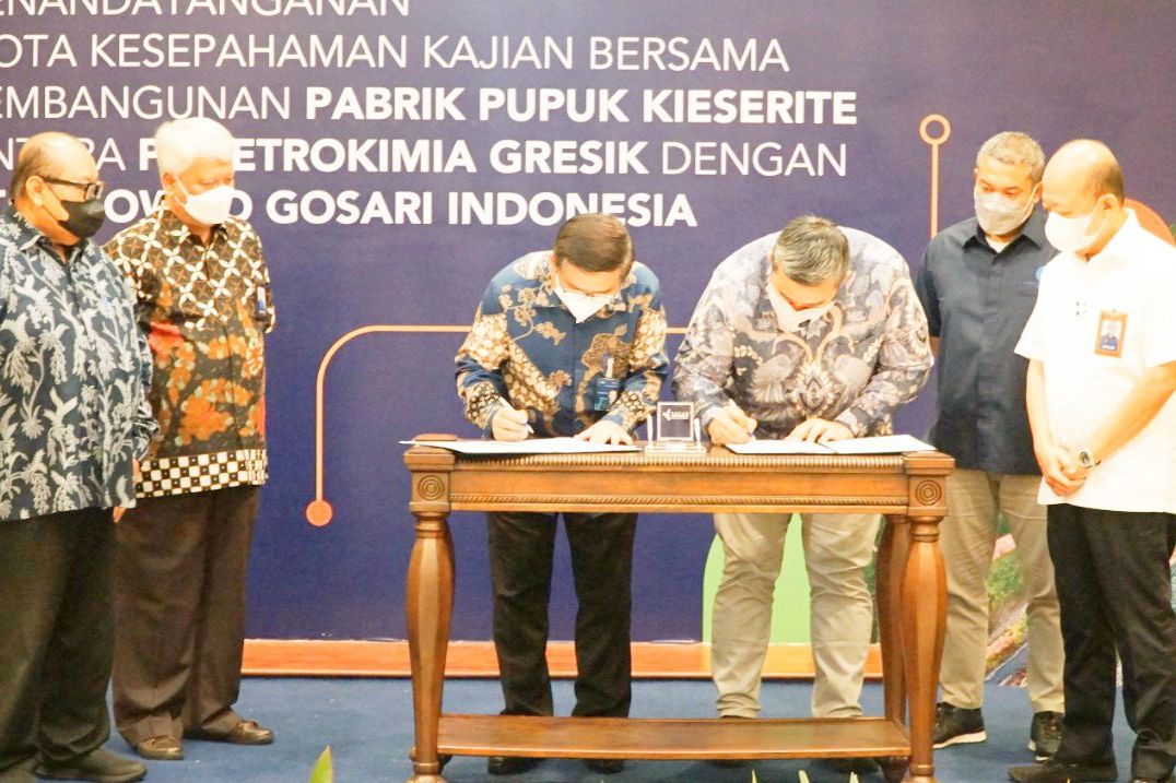Rencana Bangun Pabrik Pupuk Kieserite, Petrokimia Gresik Gandeng Polowijo Gosari