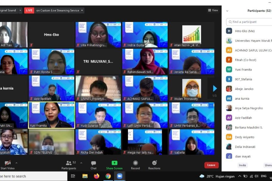 Program Kampus Mengajar Angkatan 1 UHW Perbanas Selesai