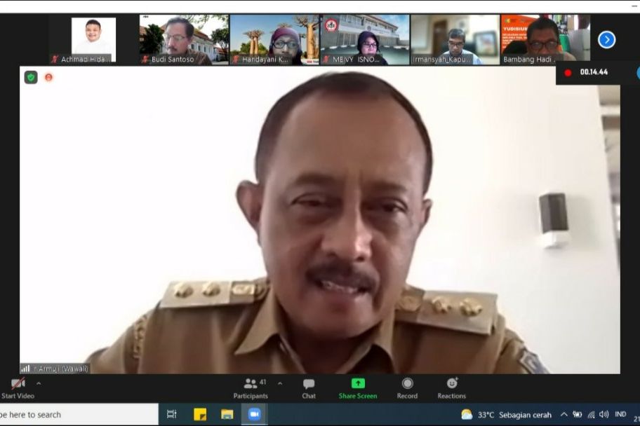 Ikut Rakor, Wawali Surabaya Minta Kemenkes Percepat Rekrutmen Relawan Nakes