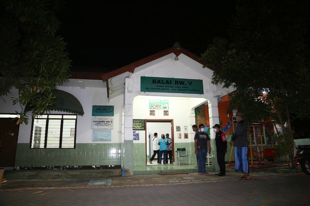 RW di Surabaya Siapkan Tempat Isoman dan Bantu Warga Korban Covid-19