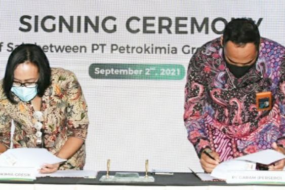 Petrokimia Gresik Teken MoU Sukseskan Pembangunan Pabrik Soda Ash