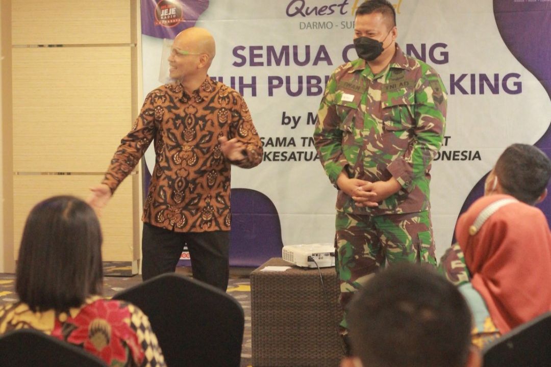 Quest Hotel Gelar <em>Public</em> <em>Speaking</em> bagi Anggota TNI AD dan Persit