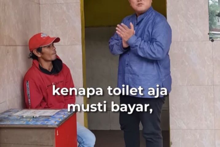 Viral, Video Erick Thohir Minta Toilet SPBU Mitra Pertamina Digratiskan
