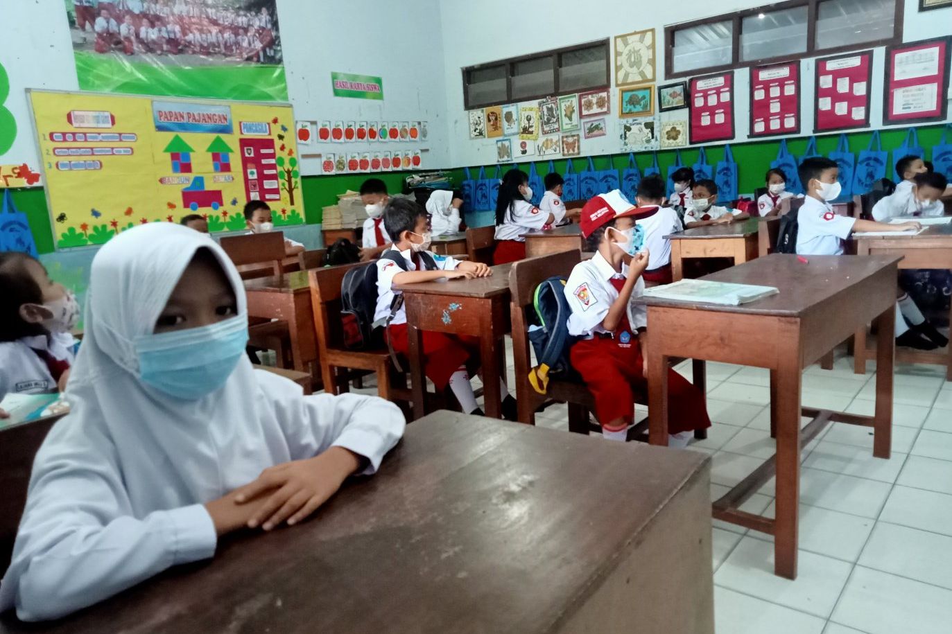 Belum Ada Siswa Terpapar Covid, PTM 100 Persen di Madiun Berlanjut