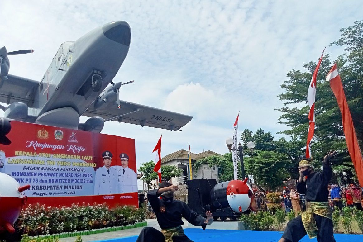 Tiga Monumen Alutsista TNI AL di Madiun Diresmikan KASAL, Ini Sejarahnya