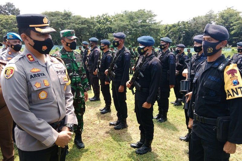 Pasukan Polda Jatim dan Polres Jajaran Diterjunkan Menjelang Pilkades di Probolinggo