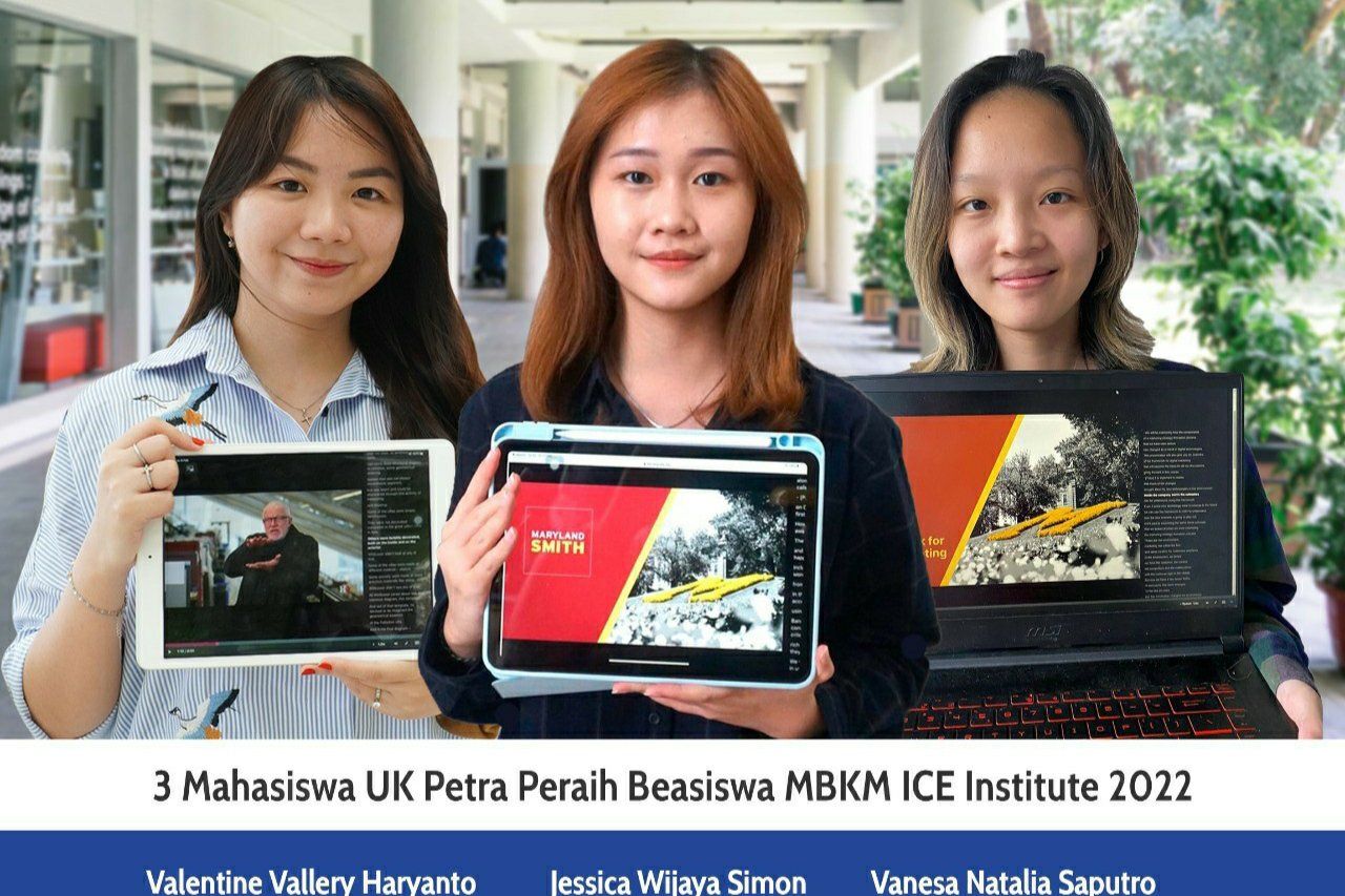 Tiga Mahasiswa UK Petra Raih Beasiswa MBUS, Kuliah Online di Kampus Internasional