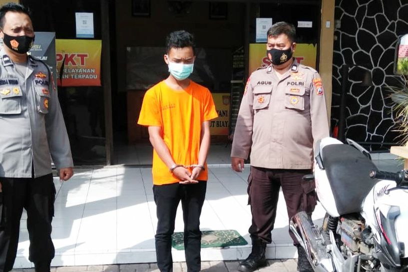 Sempat Diubah, Motor Curian di Gresik Dikenali Korban dan Pelaku Ditangkap