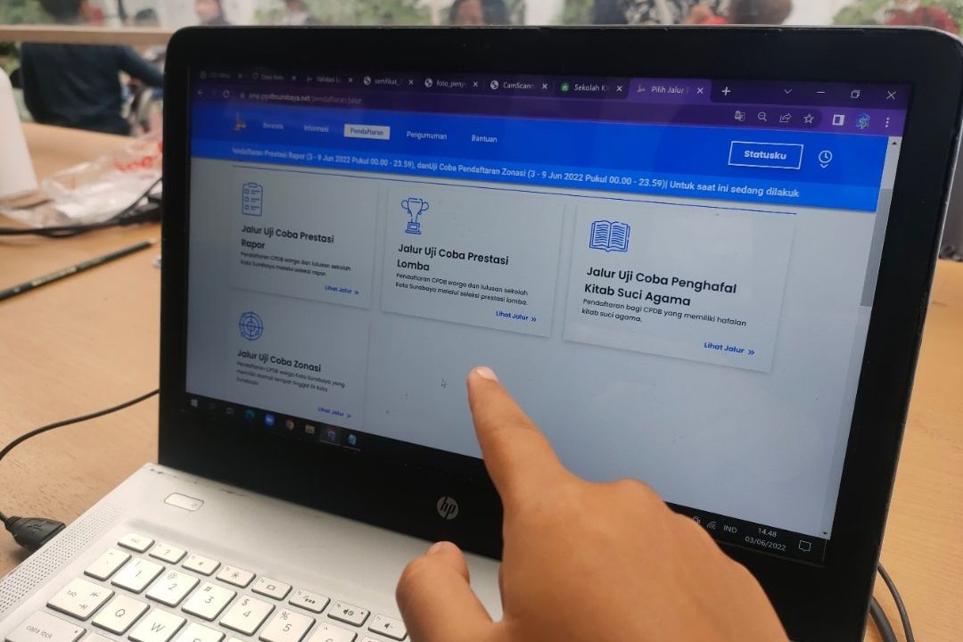 Dinas Pendidikan Surabaya Gelar Simulasi Pendaftaran Siswa Baru SMPN