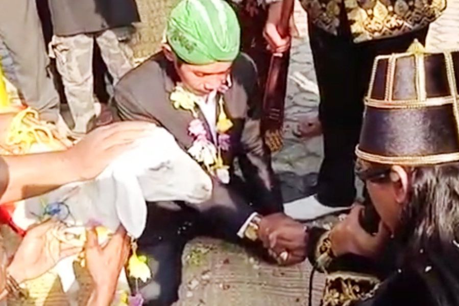Prosesi Akad Nikah Manusia dan Kambing di Gresik Jadi Cibiran Warganet