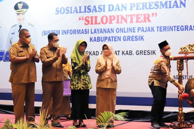 BPPKAD Gresik Luncurkan Silopinter, Aplikasi Pembayaran PBB dan BPHTB