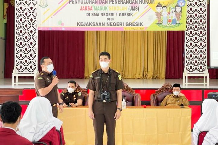 Jaksa Masuk Sekolah, Kejari Gresik Sosialisasi Kejaksaan hingga UU Narkotika