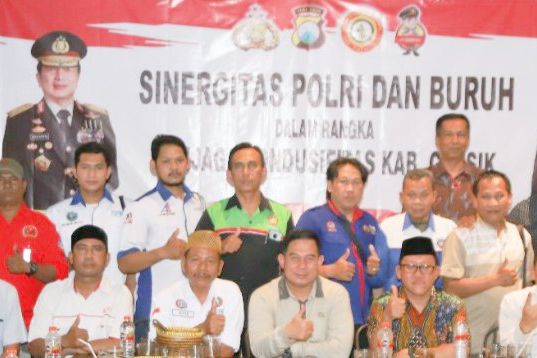 Polisi dan Buruh Jaga Kondusivitas Antisipasi Penyesuaian Kenaikan BBM