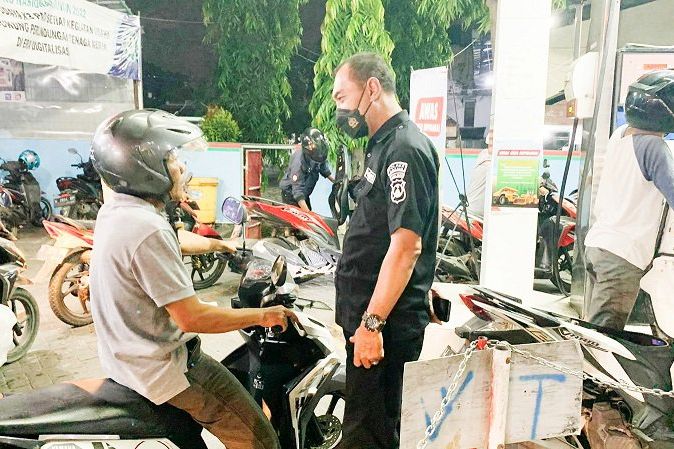 BBM Naik, Polres Gresik Pantau SPBU dan Antisipasi Penyalahgunaan BBM Subsidi