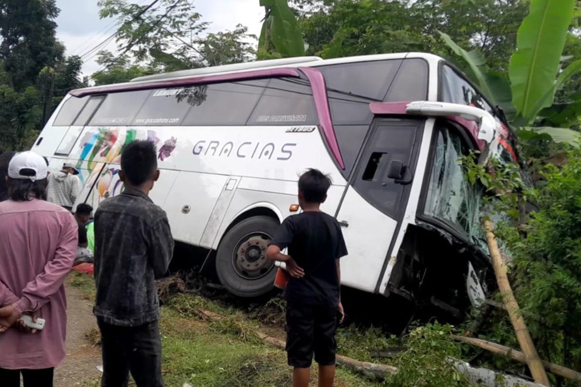 Begini Kronologi Bus Tabrak Sejumlah Kendaraan di Jalur Wisata Bromo, Jalan Raya Lumbang