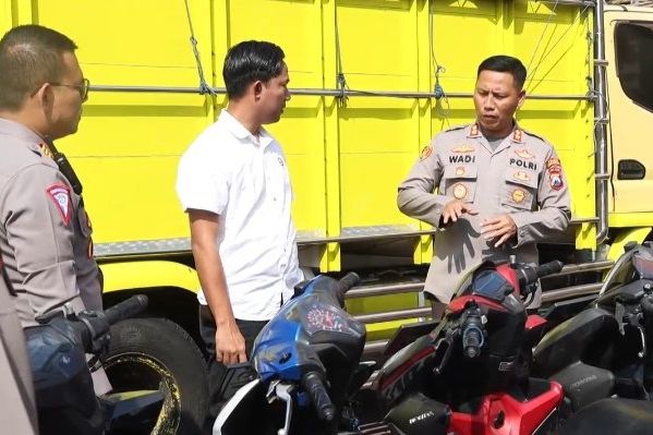 Polisi Gagalkan Aksi Pengiriman Belasan Motor Bodong, lewat Jalur Tol Paspro  