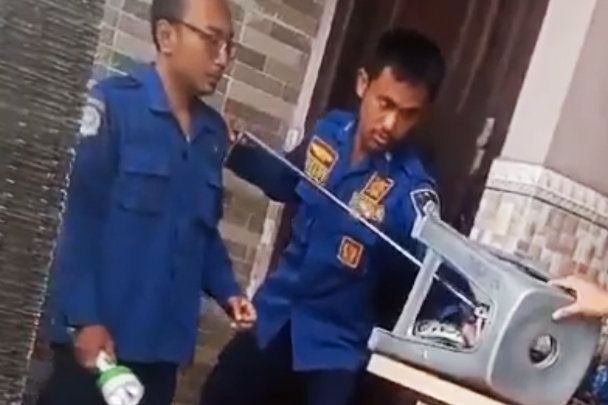 Heboh Ular Piton Lilit Mesin Jahit, Ibu Paruh Baya Menjerit