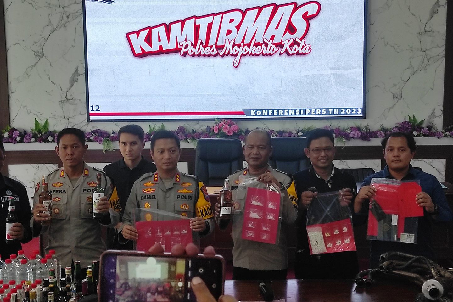 Tindak Pidana di Kota Mojokerto Menurun, Jumlah Pengungkapan Kasus Naik