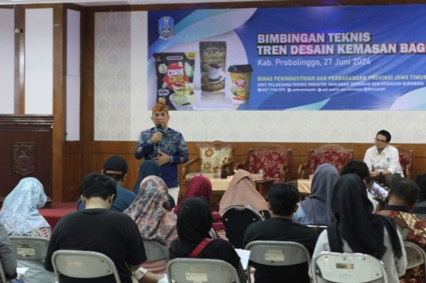 Puluhan Pelaku IKM di Probolinggo Ikuti Bimtek Desain Kemasan Produk