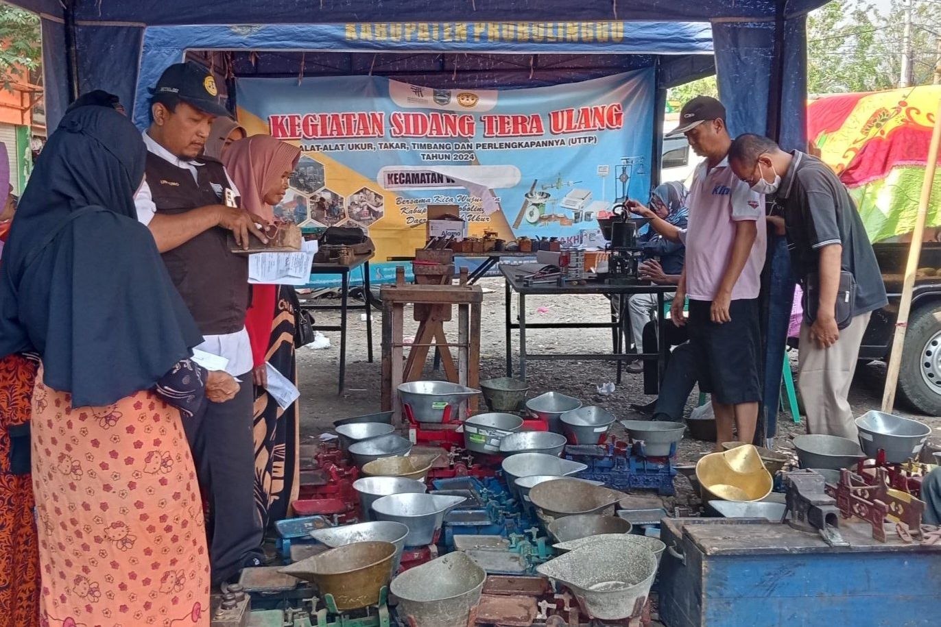 10.844 Unit Alat Ukur dan Timbangan Pedagang Pasar di Probolinggo Ditera Ulang