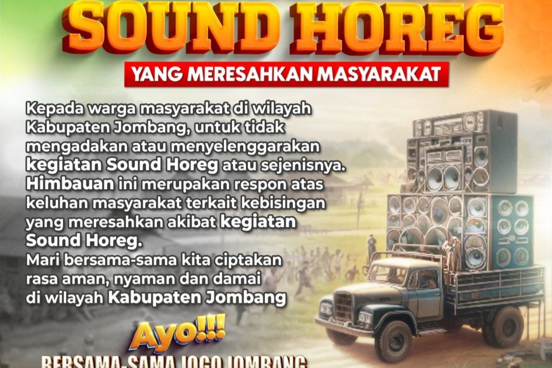Ganggu Kamtibmas, Polres Jombang Resmi Larang Penggunaan Sound Horeg di Kota Santri