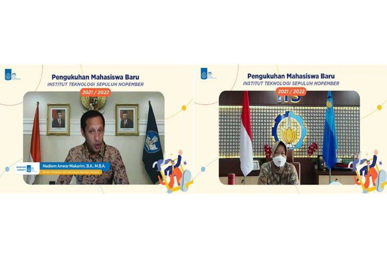 ITS Kukuhkan 6.424 Maba, Mendikbudristek dan Mensos Turut Hadir