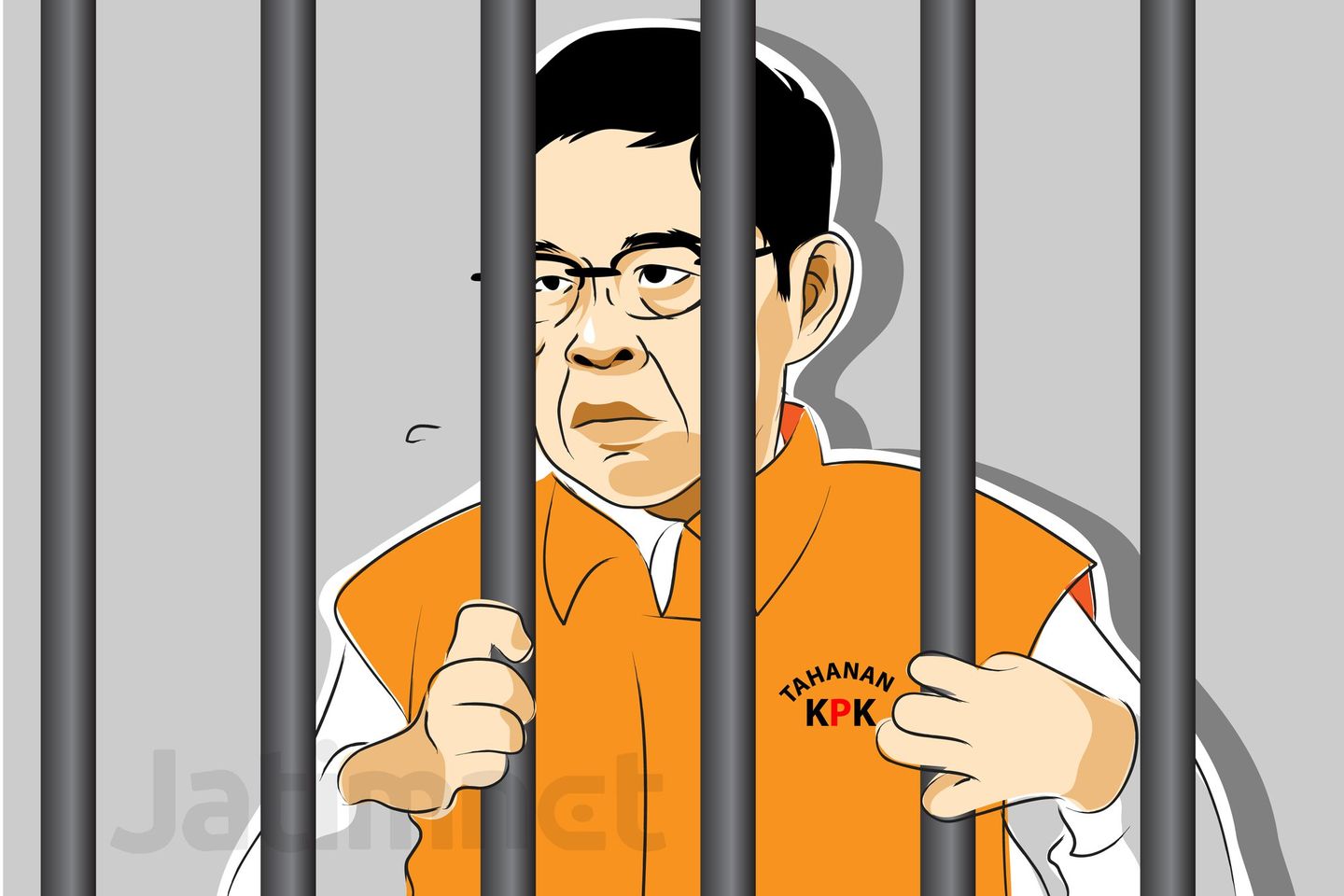 Idrus Marham Resmi Kenakan Rompi Jingga KPK