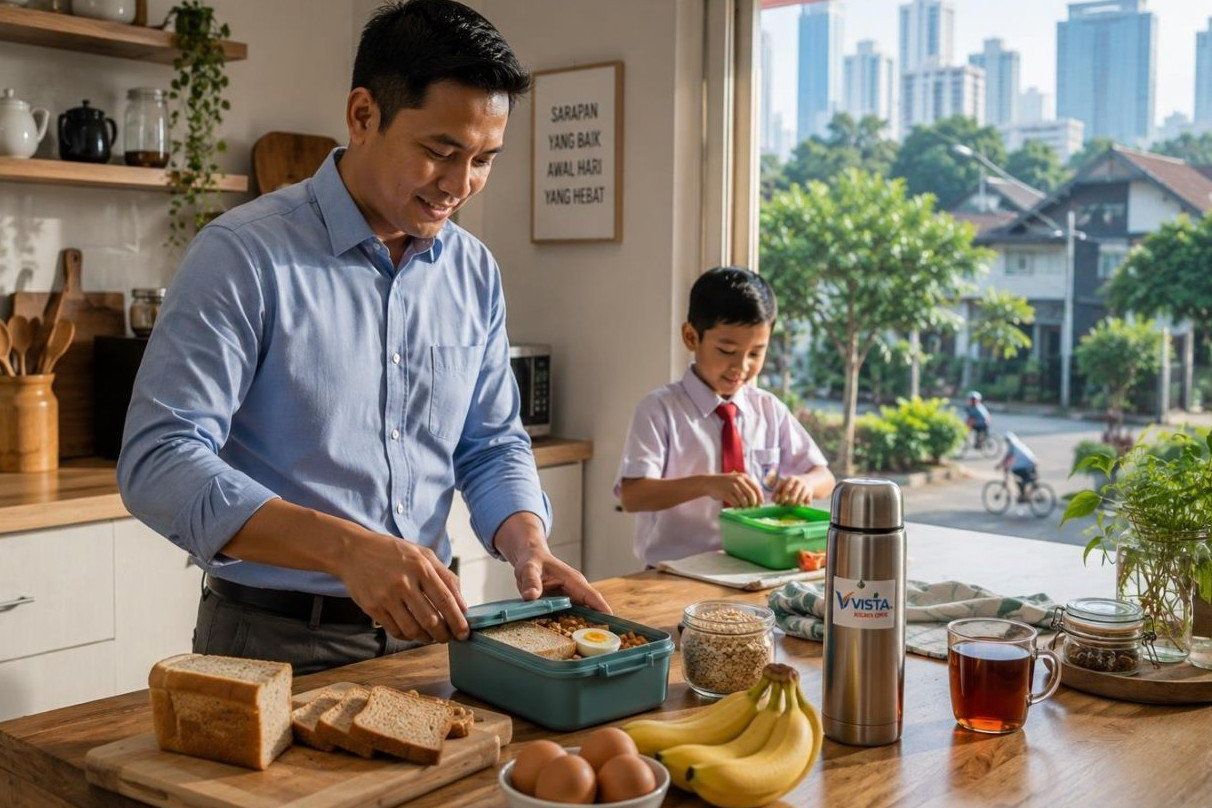 Kebiasaan Membawa Sarapan dari Rumah Mulai Banyak Dilakukan