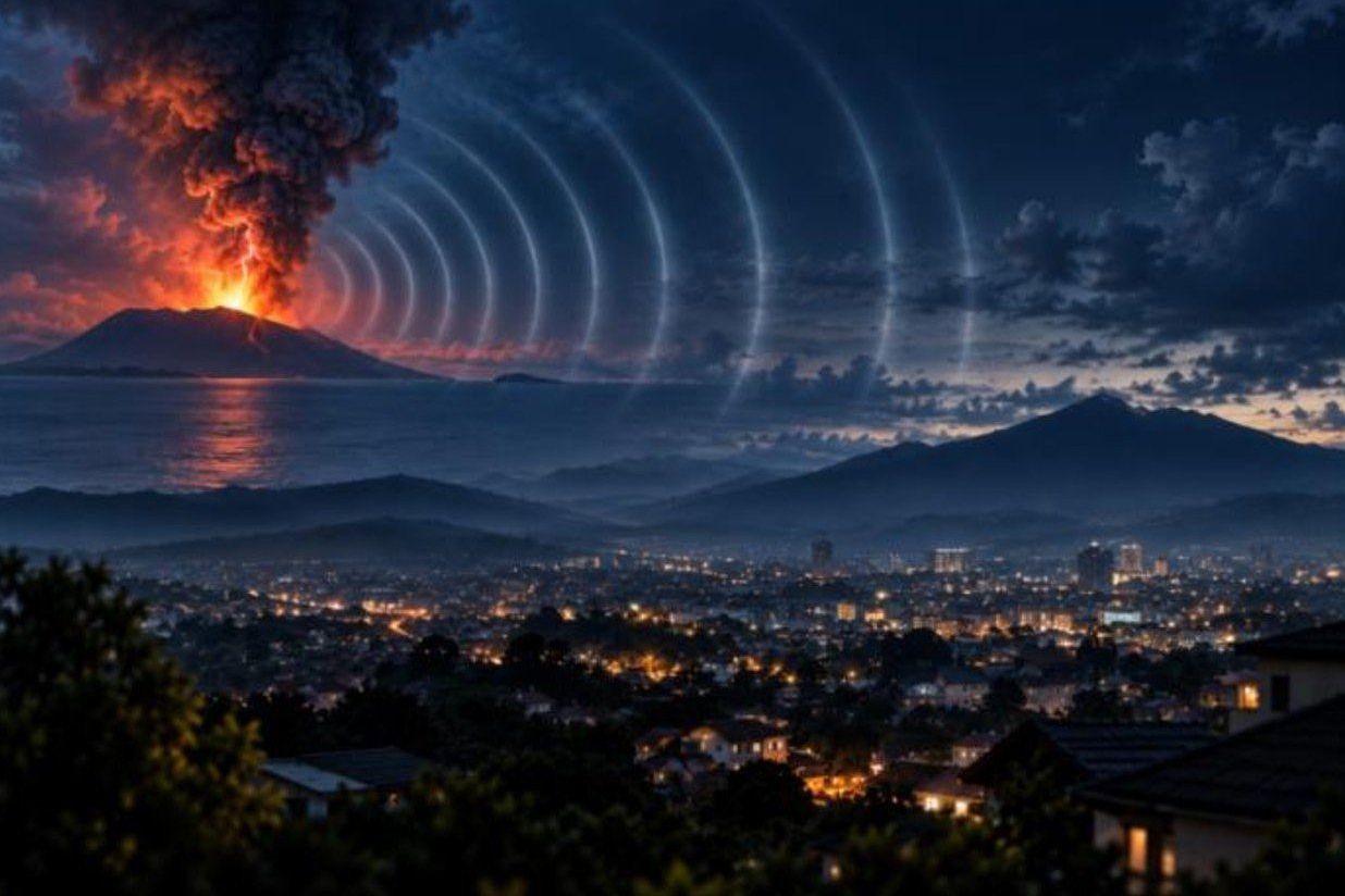 Dentuman Bandung Bertepatan Erupsi Krakatau, Apa Kaitannya?