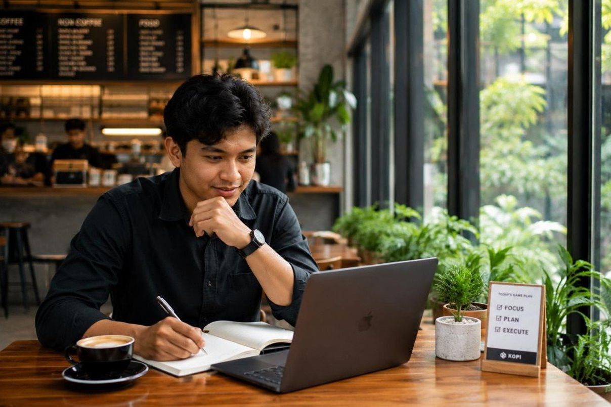 Kebiasaan Produktif yang Bisa Dilakukan Saat di Kafe