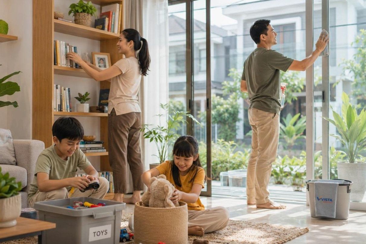 Membersihkan Rumah Bersama Membuat Akhir Pekan Lebih Produktif