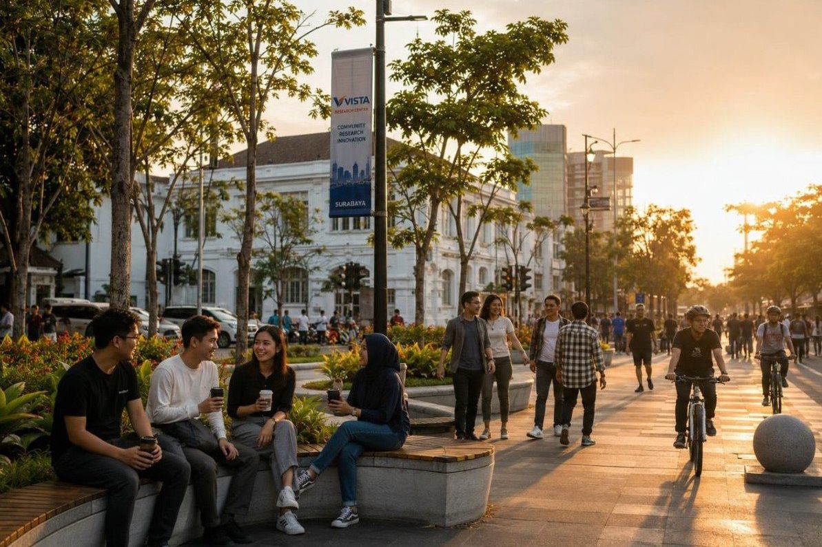 Ruang Publik Semakin Ramai Menjelang Senja