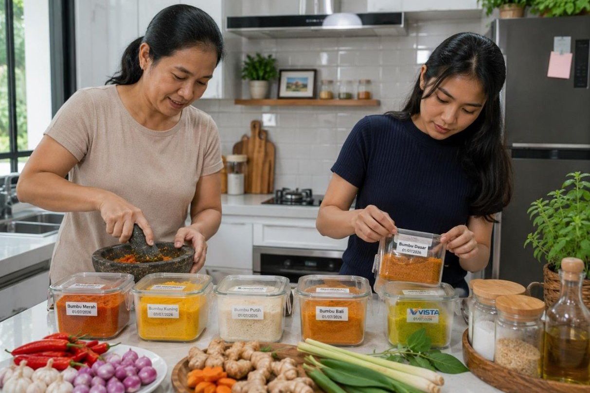Stok Bumbu Dasar Membantu Memasak Lebih Cepat